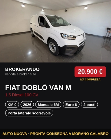 Fiat Doblò 1.5Hdi Nuovo Auto